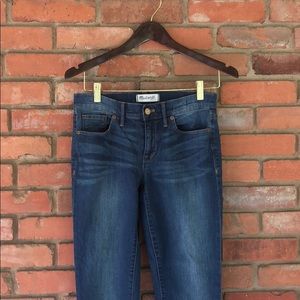 Madewell jeans sz 27 skinny skinny ankle w zipper